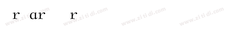BernhardModernBT Rom字体转换